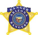 Arizona Ranger's REFLECTIVE  Magnet Door Badge Decal - (1 Badge per Order) -